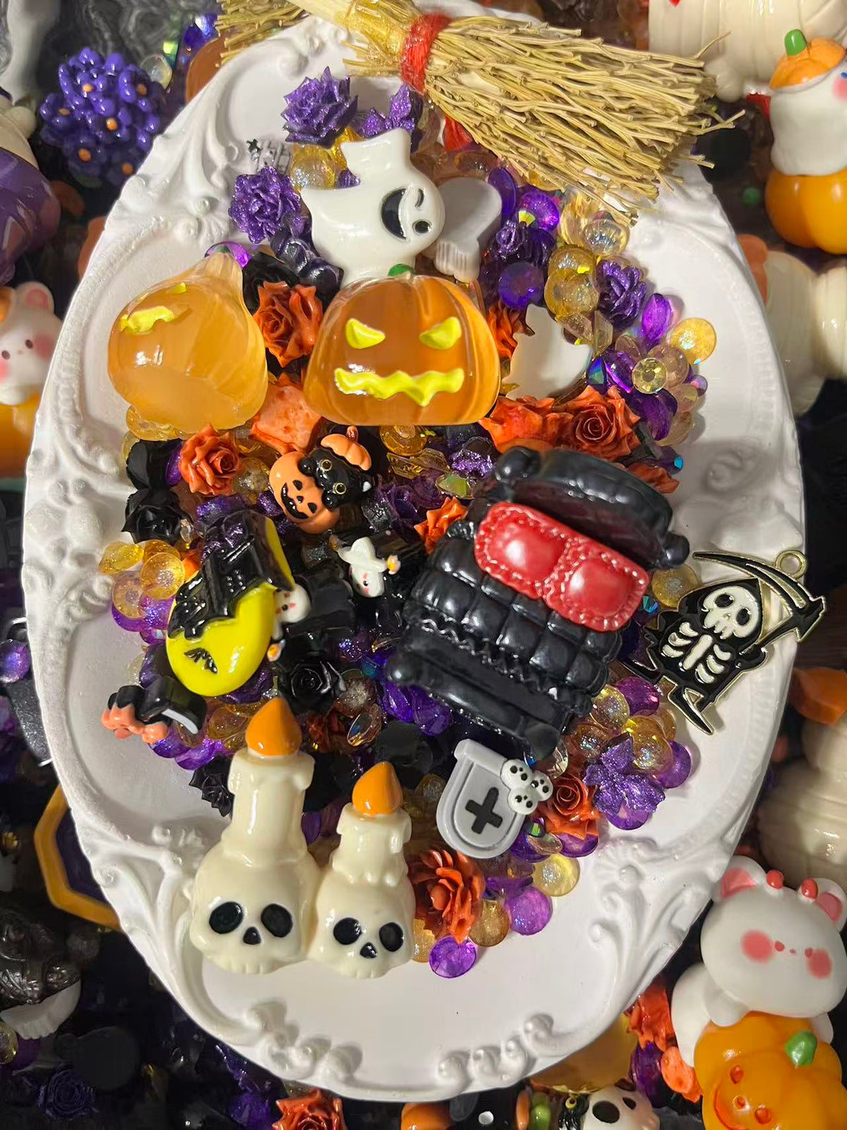 【For pen/For phone case/For nail charm】Halloween mix