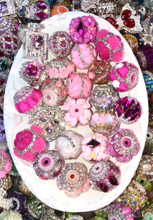 Fancy bead bag /choose in live