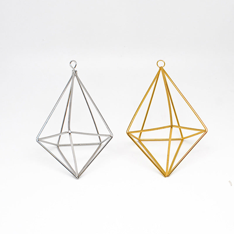 3D Diamond Wire Hanging Frame